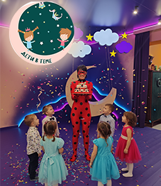 Удивите своего ребёнка и подарите незабываемые эмоции! Детское пространство «Дети в теме» дарит скидки до 30% на квест и проведение детских праздников!