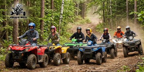 Синий трактор для детей! А также весёлые прогулки на питбайках, квадроциклах и скутерах от «Квадро Мото» со скидками 50%!